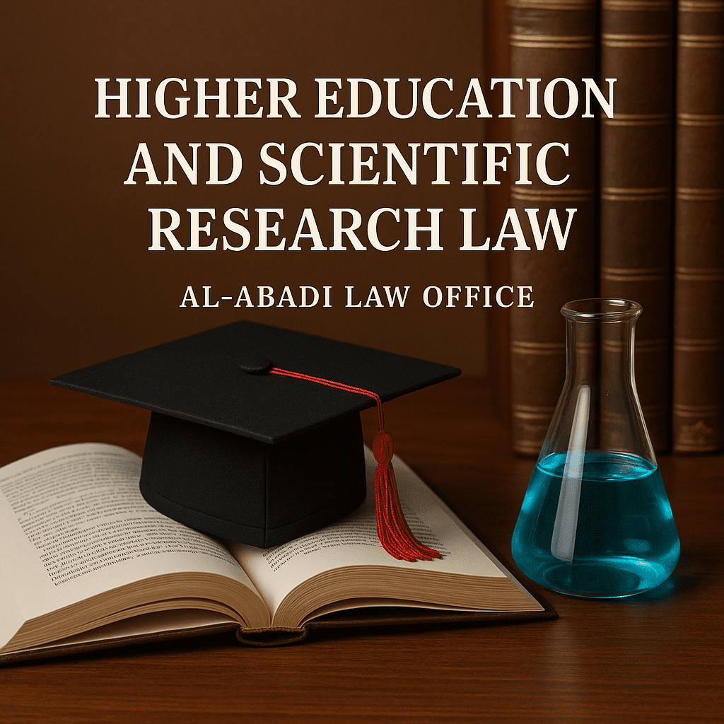 قانون التعليم العالي والبحث العلمي، مكتب العبادي للمحاماة