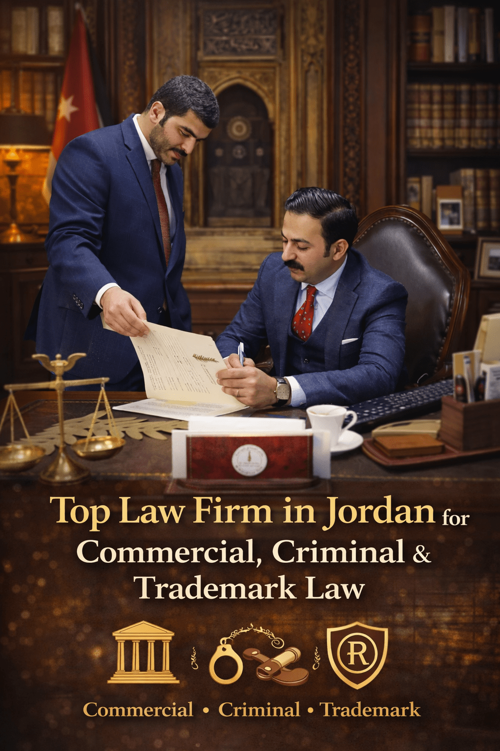 Top Law Firm in Jordan for Commercial, Criminal & Trademark Law