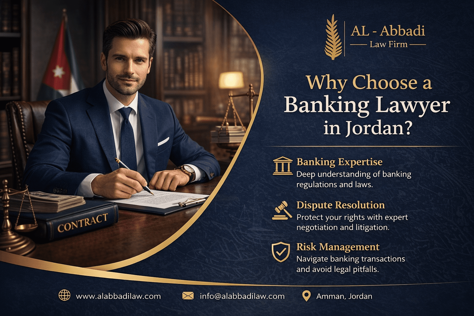 محامي بنوك في الأردن