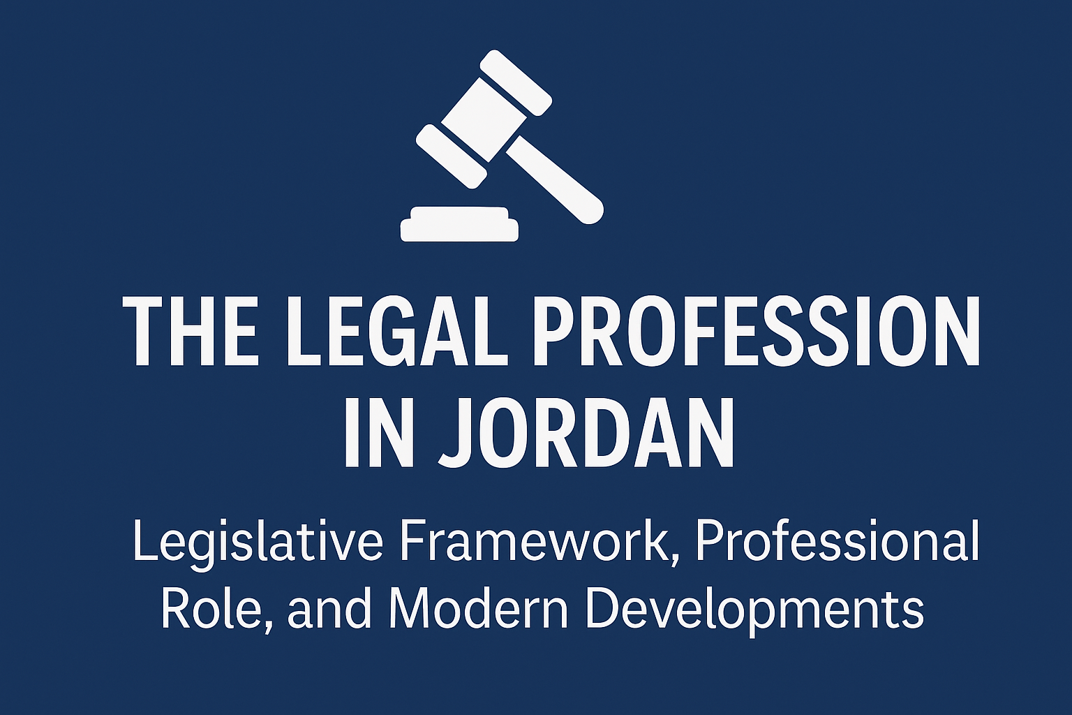 مهنة المحاماة في الأردن