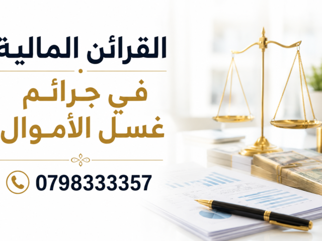 القرائن المالية في جرائم غسل الأموال