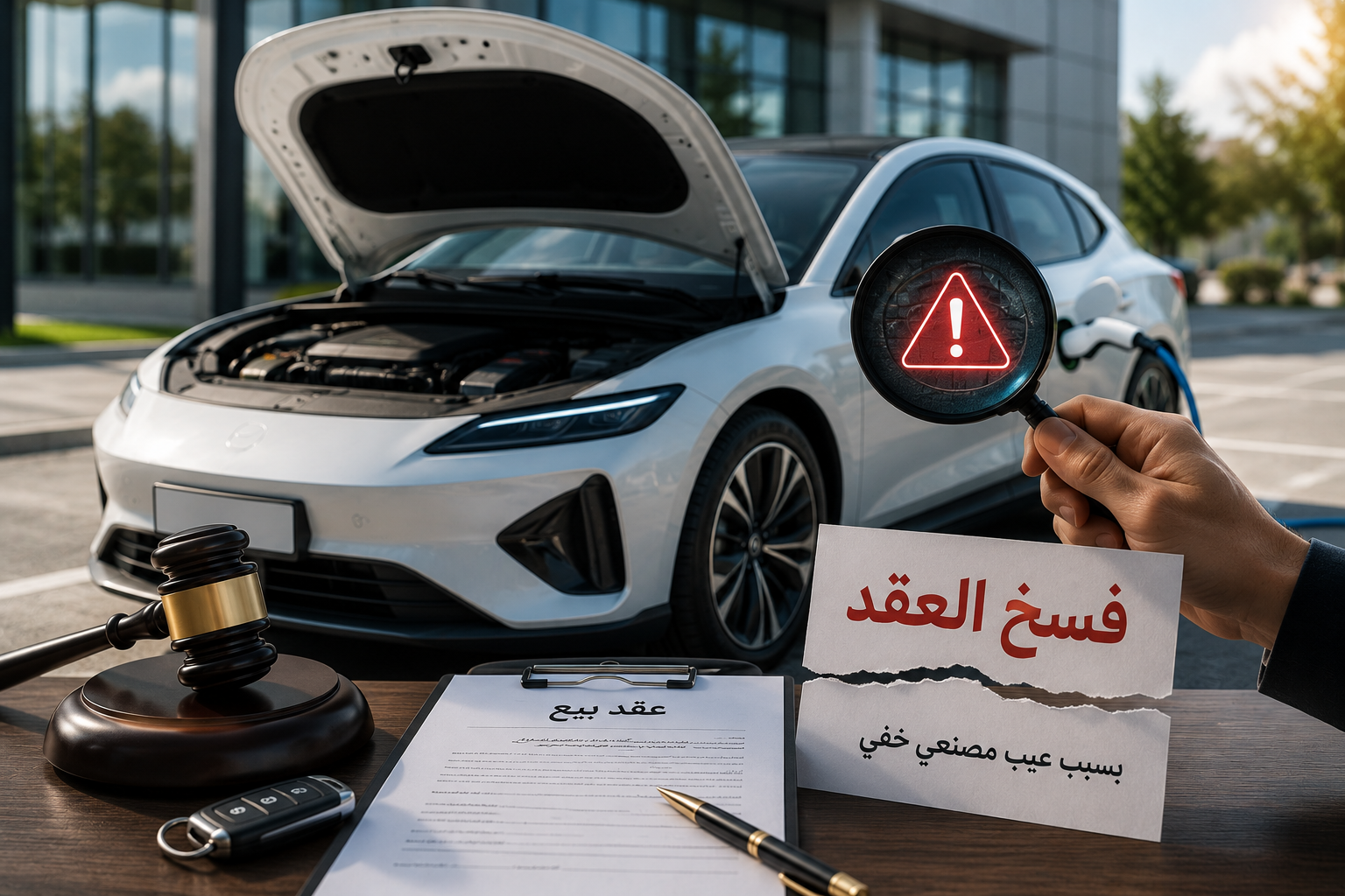 فسخ عقد بيع مركبة