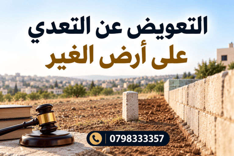 التعويض عن التعدي على أرض الغير