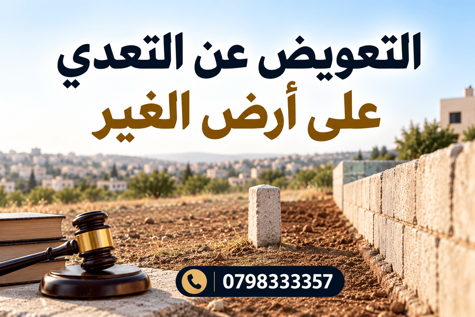 التعويض عن التعدي على أرض الغير