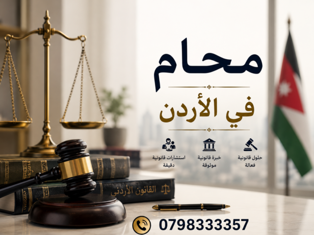 محام في الأردن: دليلك لاختيار التمثيل القانوني المناسب