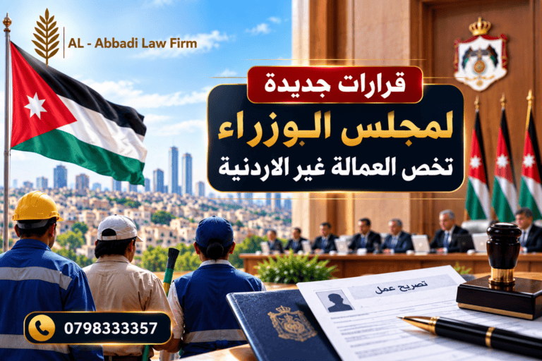 قرارات جديدة لمجلس الوزراء تخص العمالة غير الأردنية