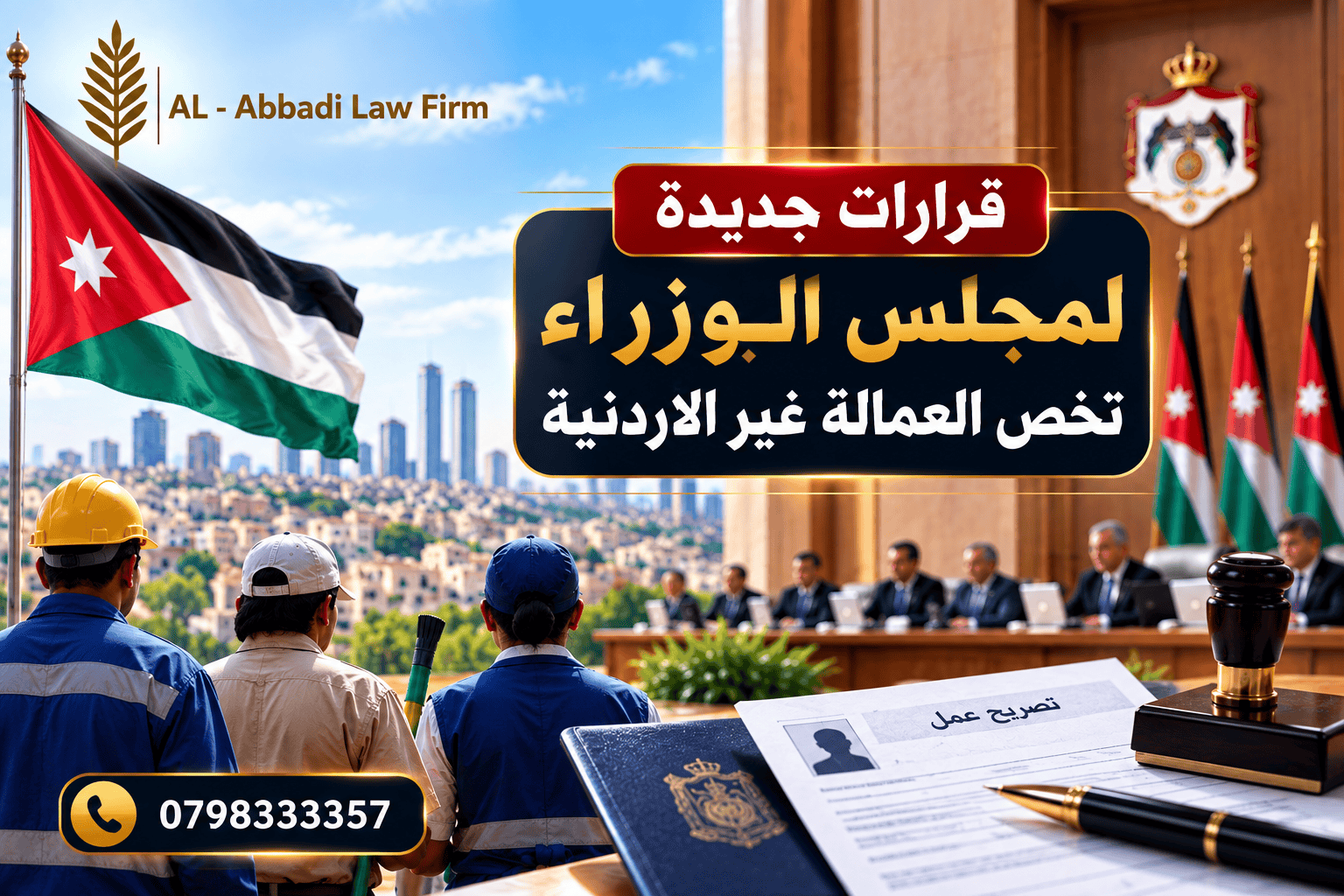 قرارات جديدة لمجلس الوزراء تخص العمالة غير الأردنية